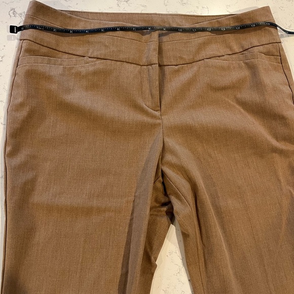 Worthington Petite Modern Fit Tan Brown Career Office Business Pants Size 10P - Picture 3 of 9